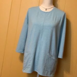 Pure Jill Pima cotton blend top